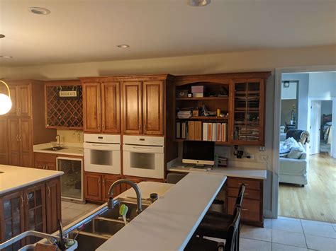 update kitchen without painting cabinets